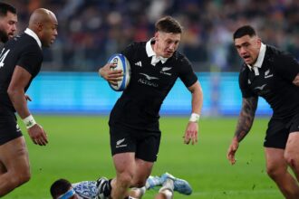 All Blacks overcome stubborn Italy as Cane departs on a high