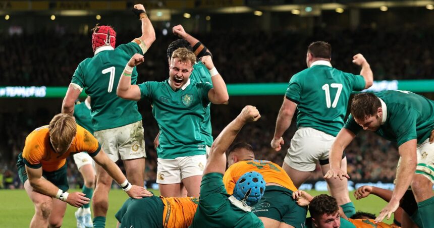 Ireland recover to edge past Australia and end year on high