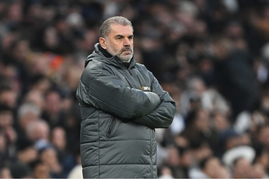 Ange Postecoglou is under pressure at Tottenham