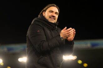 Leeds United manager Daniel Farke