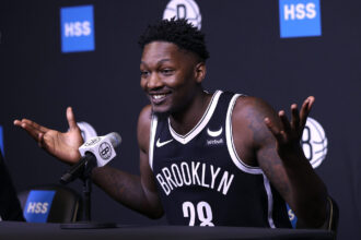 Dorian Finney-Smith on his first conversation with LeBron James as LA Laker, offers intriguing request