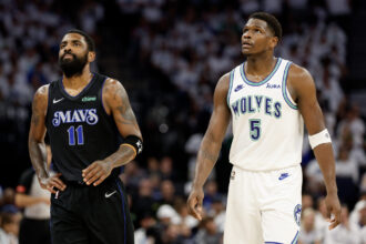 Kyrie Irving on what he has spotted about Anthony Edwards game and attitude, 'I was watching some film on him'