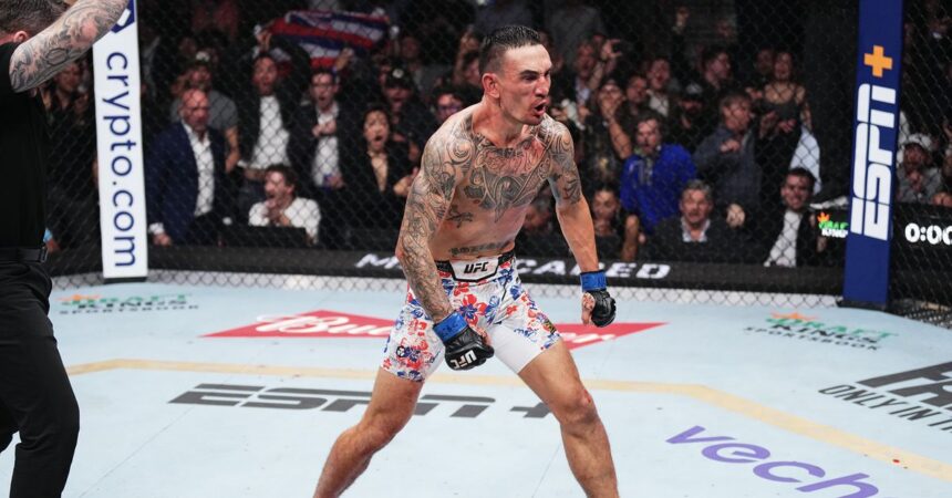 MMA Fighting’s 2024 Knockout of the Year: Max Holloway vs. Justin Gaethje