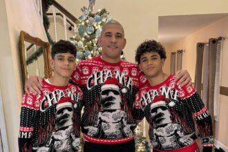 MMA pros celebrate the holiday season