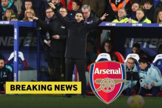 Mikel Arteta during Arsenal