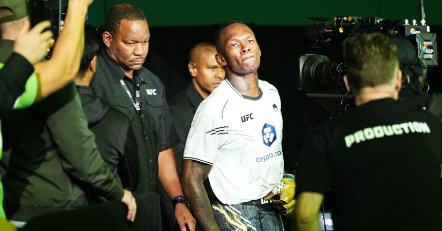 UFC Saudi Arabia fight poster revealed featuring Israel Adesanya and Nassourdine Imavov
