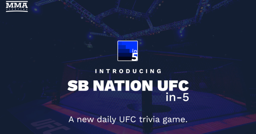 Your daily UFC trivia game, Sunday edition