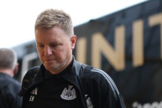 Newcastle United manager Eddie Howe