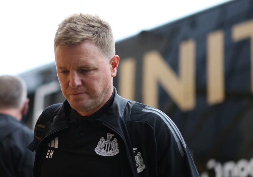 Newcastle United manager Eddie Howe