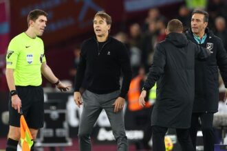 Julen Lopetegui, manager of West Ham United