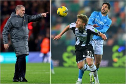 Ange Postecoglou and Thomas Kristensen