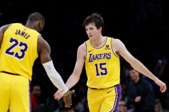 Austin Reaves jokes about LA Lakers 'rookie year goal,' it involved a ridiculous battle with LeBron James
