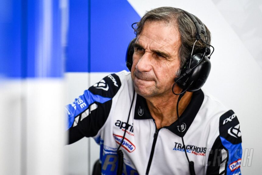 Brivio “excited to see 2025 Aprilia”, “Good ingredients” at Trackhouse | MotoGP