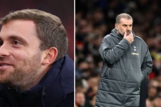 Fabrizio Romano and Ange Postecoglou