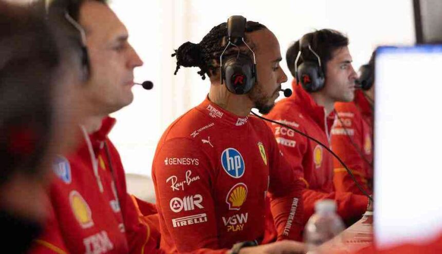 Hamilton soaks up ‘awe-inspiring’ Ferrari passion during first test