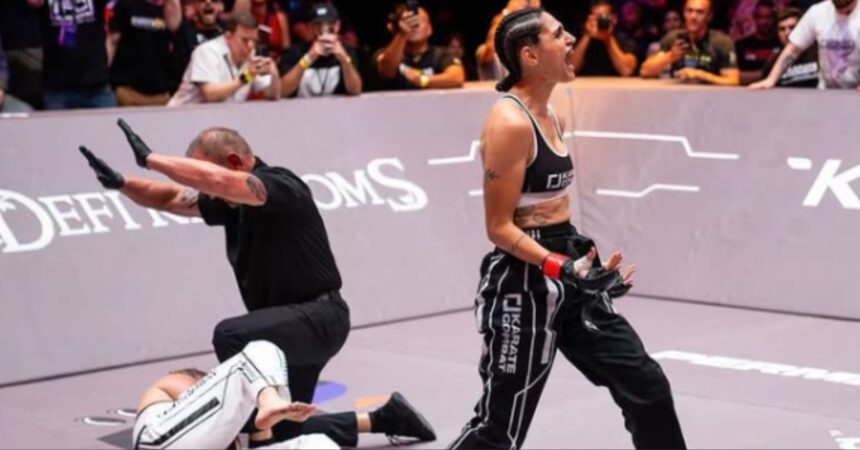 It Runs in the Family! Aline Pereira Scores Second-Straight KO - Karate Combat 52 Highlights