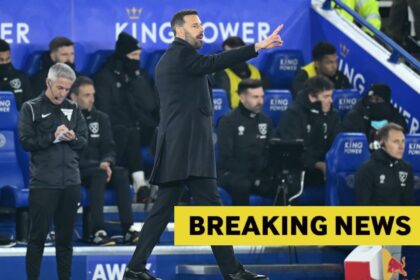 Leicester City manager Ruud van Nistelrooy