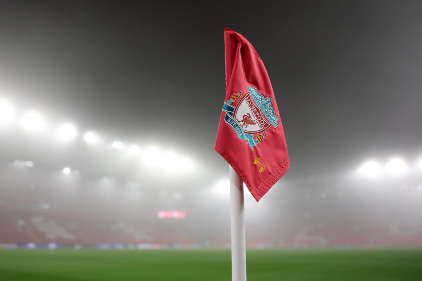 Liverpool flag at Anfield