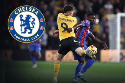 Marc Guehi in action for Crystal Palace against Wolves