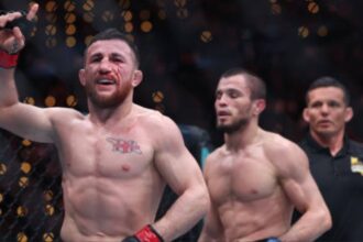 Merab Dvalishvili Outlasts Umar Nurmagomedov in Exciting Title Tilt - UFC 311 Highlights