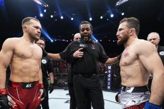 Merab Dvalishvili, Petr Yan serving as coaches on Russian reality fight series