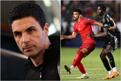 Mikel Arteta and Ayden Heaven