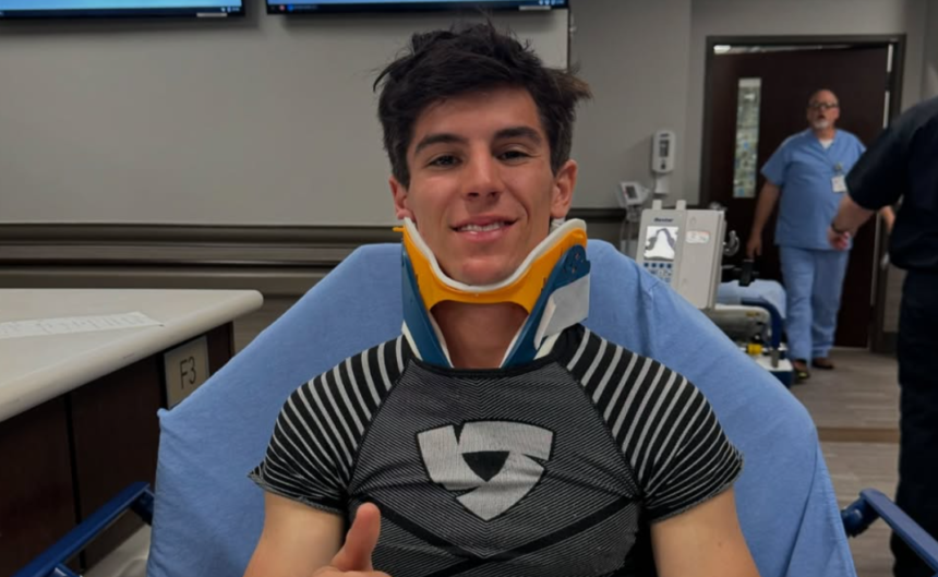 MotoAmerica star provides update from hospital after “big and weird” face-plant crash | MotoGP