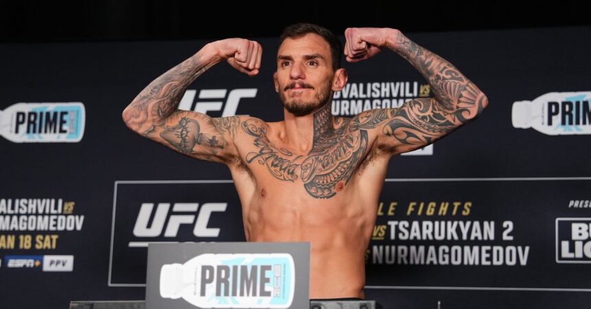 Renato Moicano admitted he wanted on UFC 311 fight card because of title fight: ‘Who knows?’