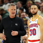 Steph Curry and Steve Kerr share genuine thoughts on 'luxury' of playing with 7'0" Warriors rookie