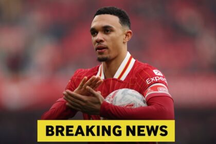 Trent Alexander-Arnold applauding the Liverpool fans