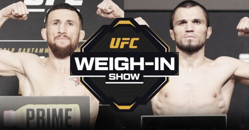 UFC 311 weigh in results