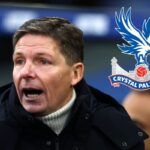 Oliver Glasner, Manager of Crystal Palace, looks on prior