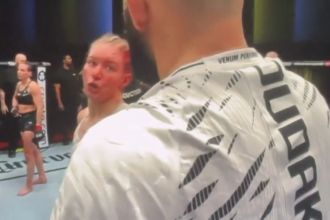 Video: Viktoriia Dudakova slaps coach, pushes him away in angry moment after loss at UFC Vegas 101