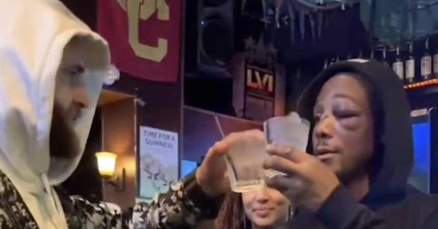 Watch Jiri Prochazka, Jamahal Hill share drink after epic UFC 311 battle