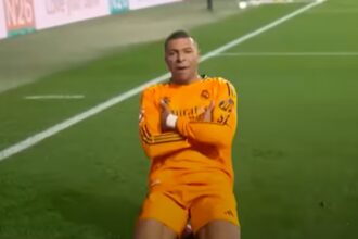 Kylian Mbappe scores hat-trick as Real Madrid smash Valladolid to extend La Liga title race lead (Video)