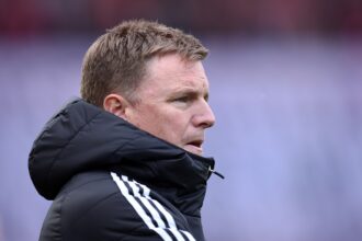 Newcastle manager Eddie Howe