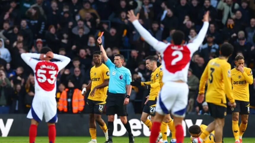 Arsenal boss Mikel Arteta hopeful of Myles Lewis-Skelly red card being overturned (Video)