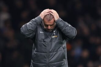 Tottenham manager Ange Postecoglou