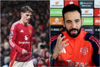 Alejandro Garnacho and Ruben Amorim