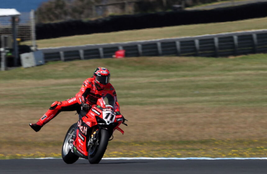 Bulega on top as Ducati dominates Friday WorldSBK practice at Phillip Island