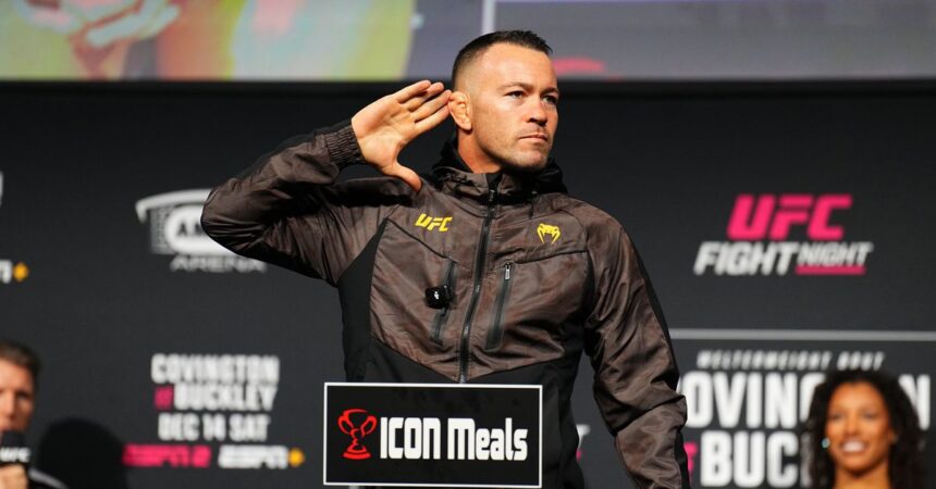 Colby Covington still down for Dustin Poirier fight but doesn’t expect ‘pathetic little b*tch’ to ever face him