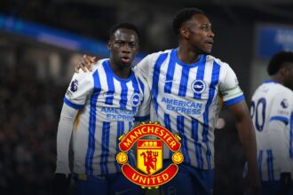 Danny Welbeck celebrates during Brighton
