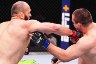 Heavyweight Slugger Shamil Gaziev Lands Walk-Off KO in Riyadh - UFC Saudi Arabia Highlights