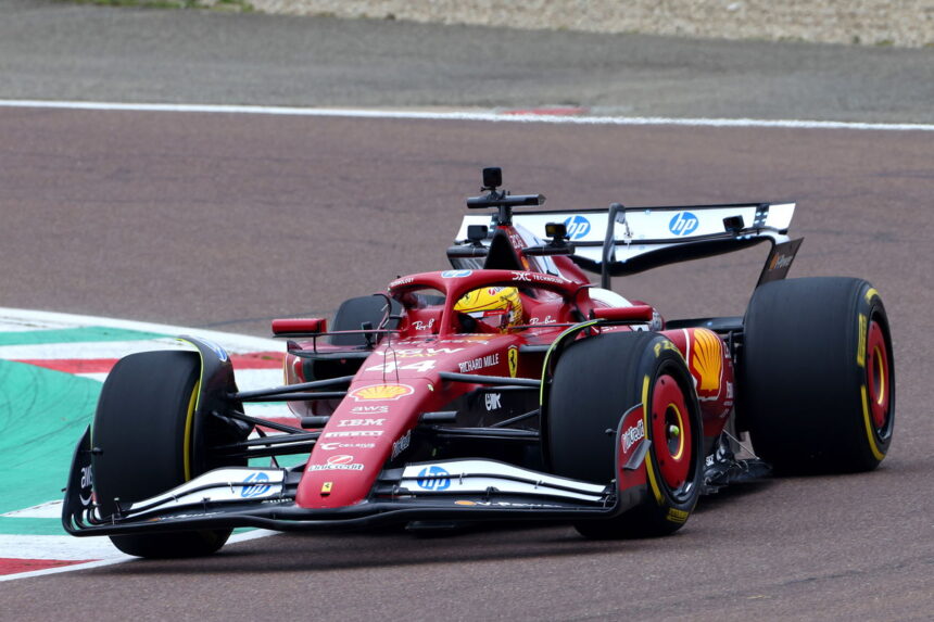 Lewis Hamilton mentions steering wheel quirks as he adapts to Ferrari