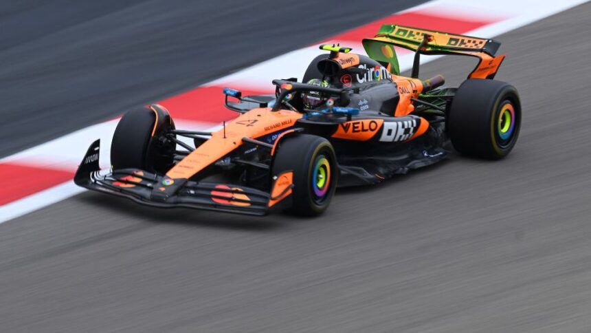 Norris on top after power cut delays F1 testing