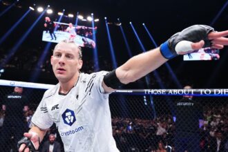 Paddy Pimblett happy to welcome Ilia Topuria to lightweight: ‘I’m so much bigger than him’