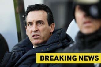 Aston Villa manager Unai Emery