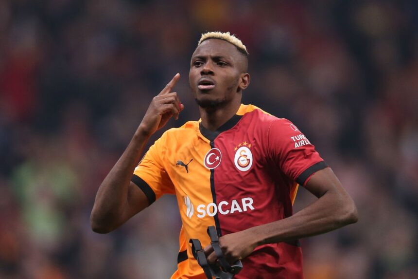 Victor Osimhen of Galatasaray celebrates