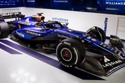 Williams hits the track with FW47