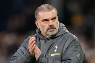 Tottenham manager Ange Postecoglou